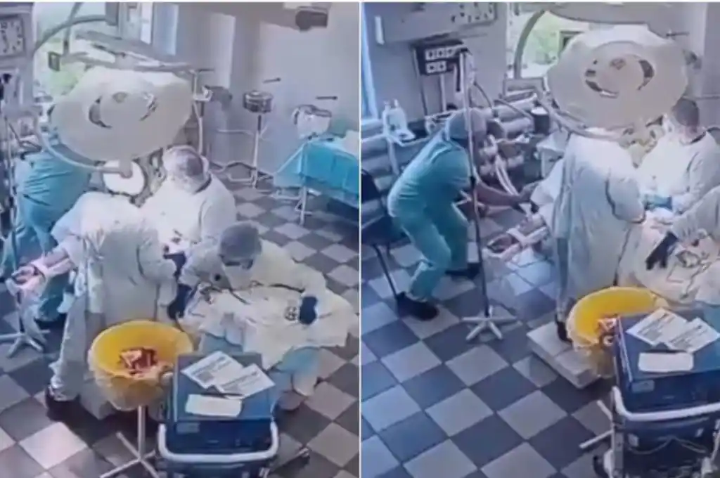 Médicos operaron durante el terremoto