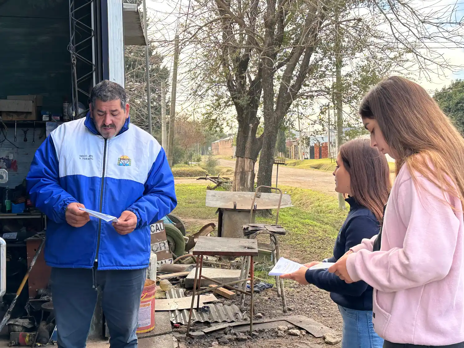 Cara a cara con los vecinos del Malvinas Argentinas.