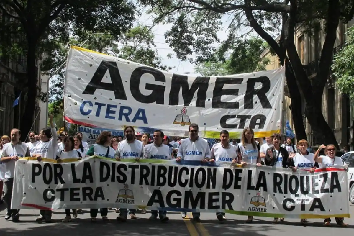 Agmer anunció un plan de lucha que se extiende durante todo octubre