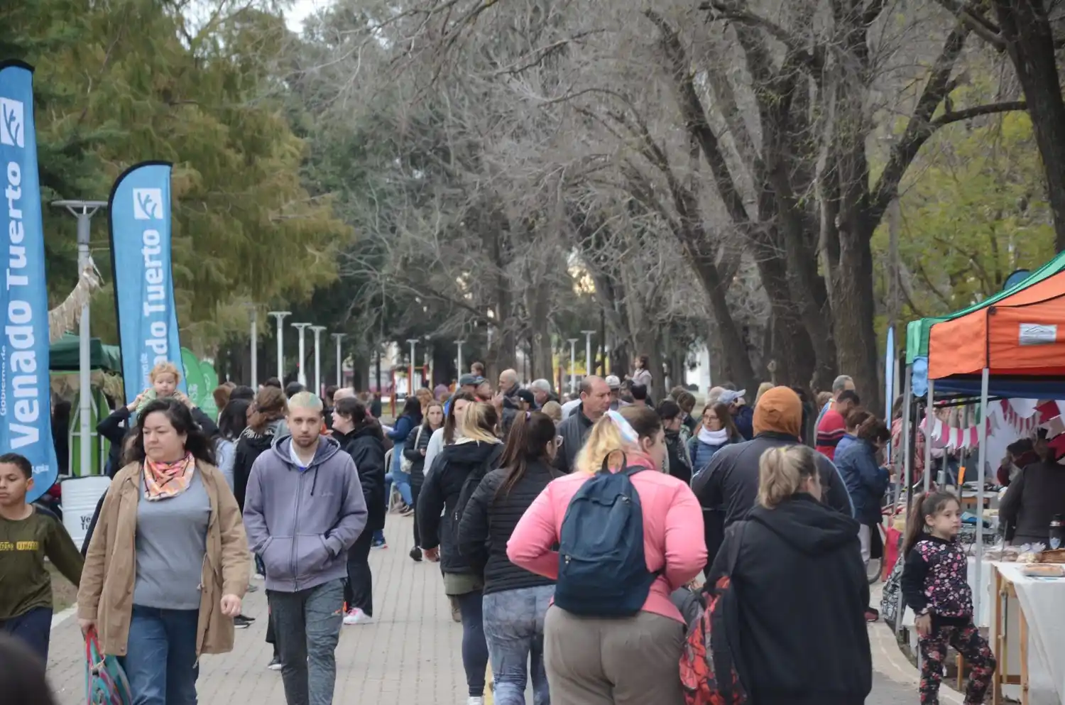 Notable suceso de la feria “Venite al Parque a merendar”