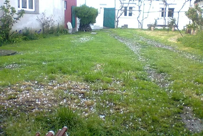 Temporal: Lluvias y granizo en Necochea