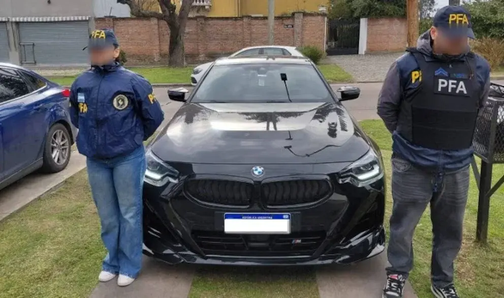La PFA secuestró un vehículo de alta gama durante los procedimientos