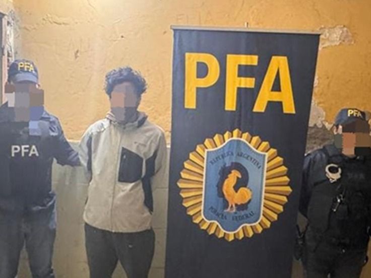 El sospechoso fue llevado a la Comisaría y puesto a disposición de la Justicia.
