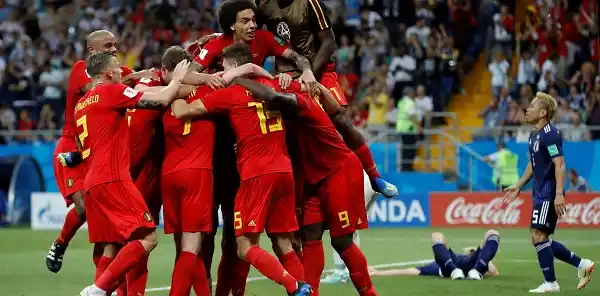 Bélgica se lo dio vuelta a Japón en un partidazo y será rival de Brasil
