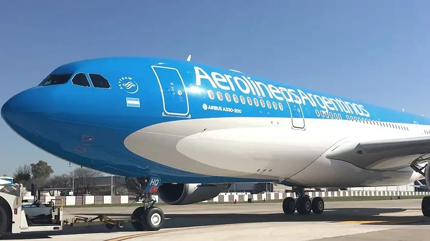 Aerolíneas Argentinas.