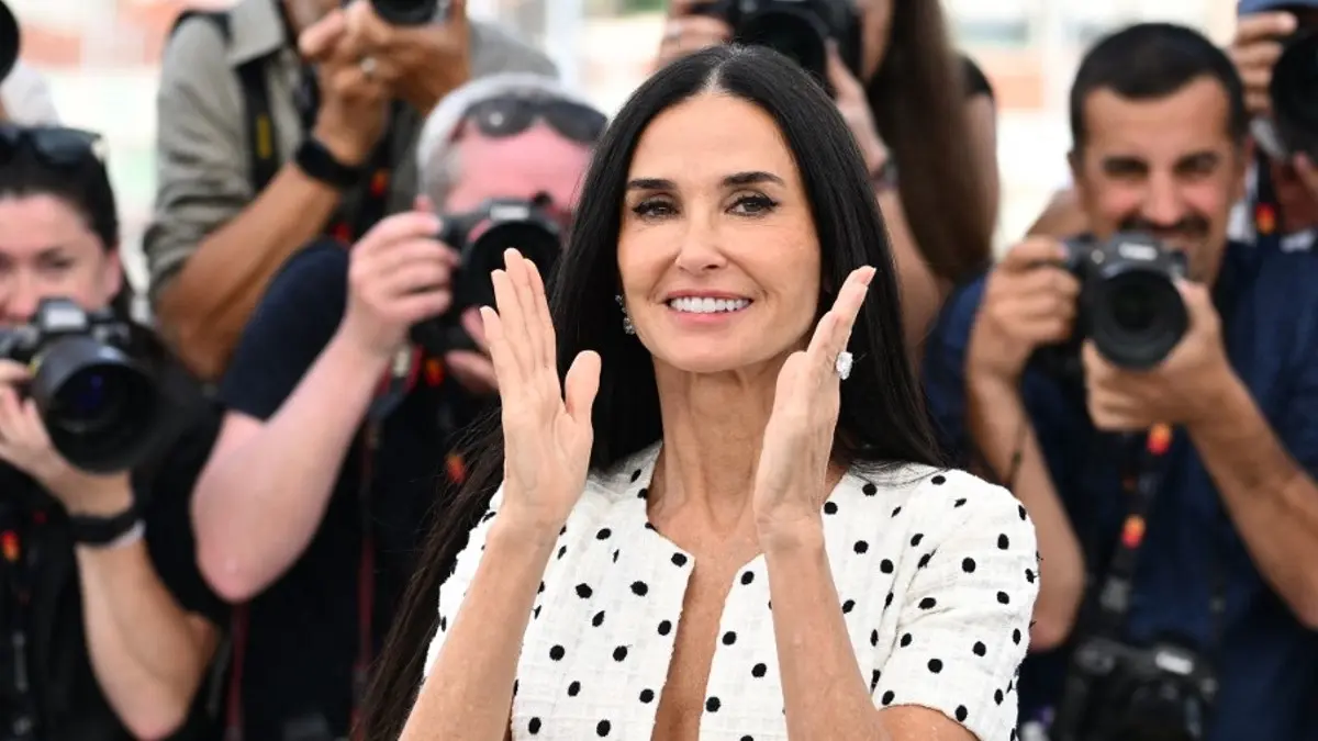 Demi Moore protagoniza un filme de horror feminista en su regreso a Cannes
