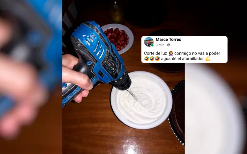Cortes de luz en Obligado: el ingenioso posteo de Marce Torres