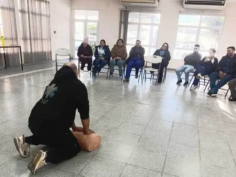 Residentes de Salud Mental participaron en una
capacitación para optimizar el abordaje prehospitalario