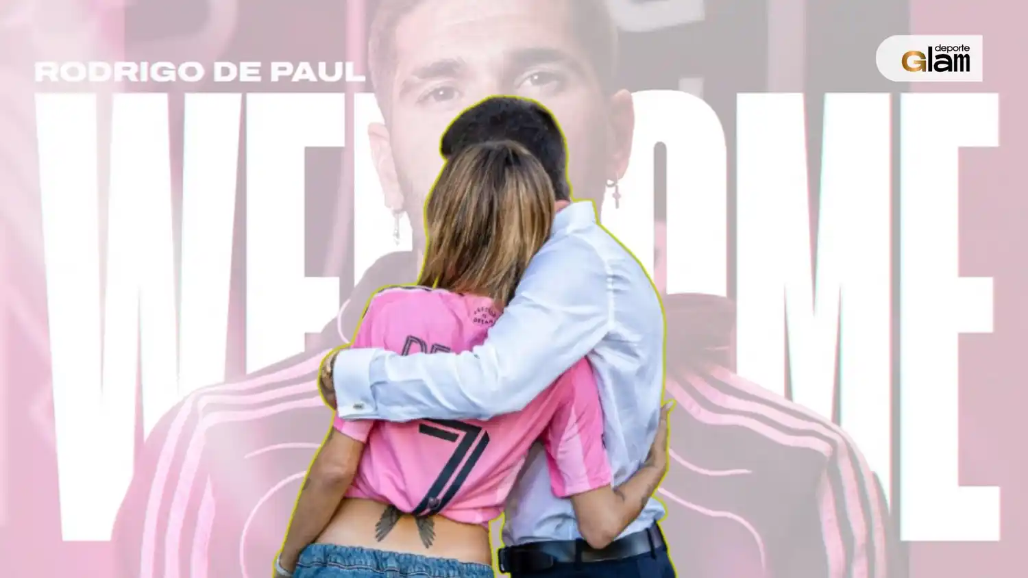 El jugador jugará con Messi en el Inter de Miami y Tini estuvo presente en su presentación