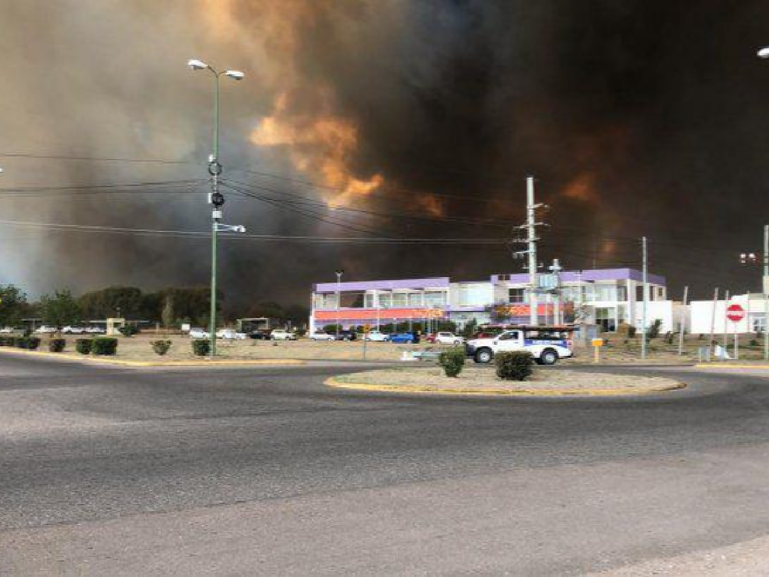 Incendios en San Luis: 72 evacuados en un hospital materno infantil