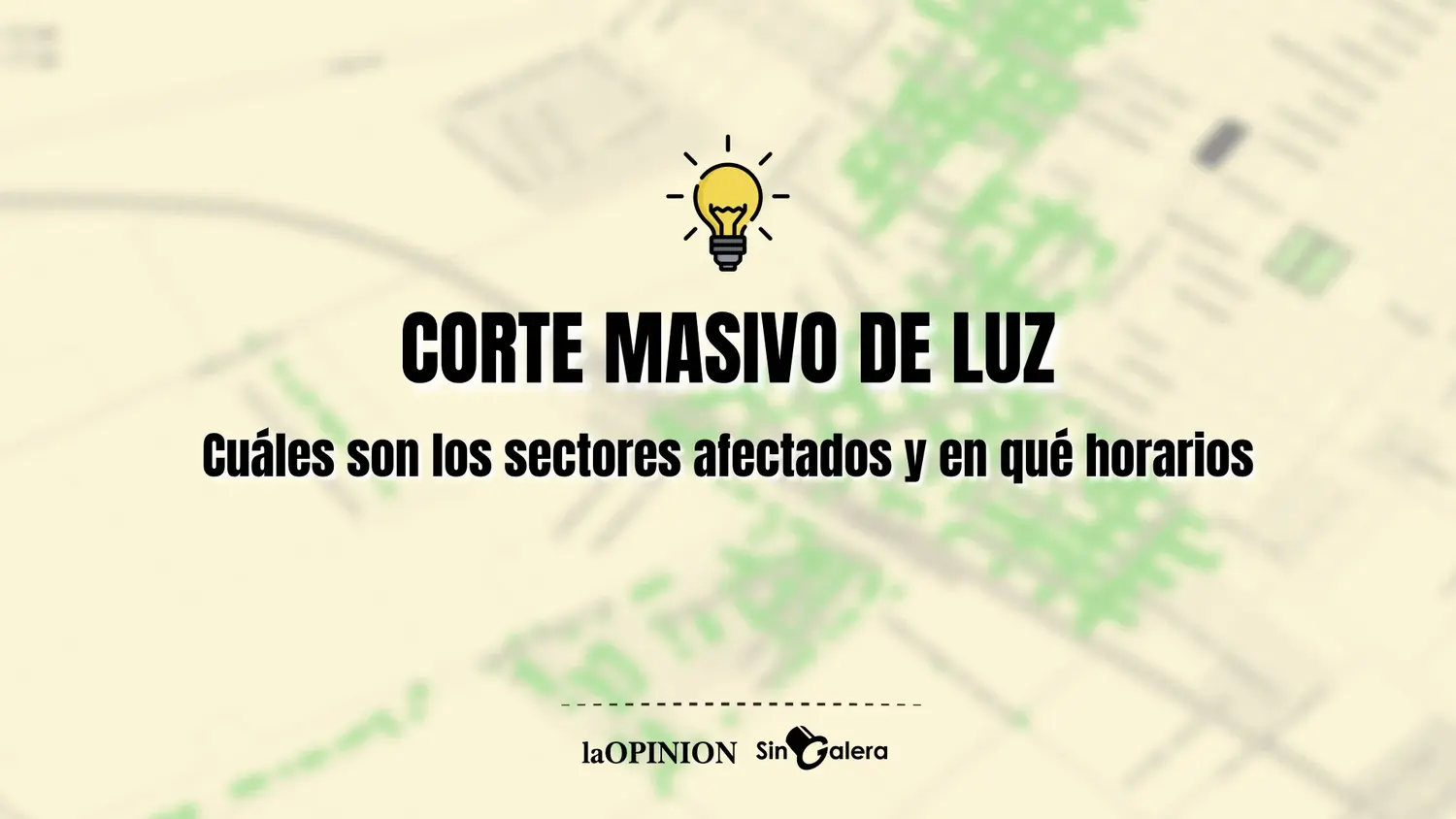 Cuáles son los barrios y los sectores afectados.
