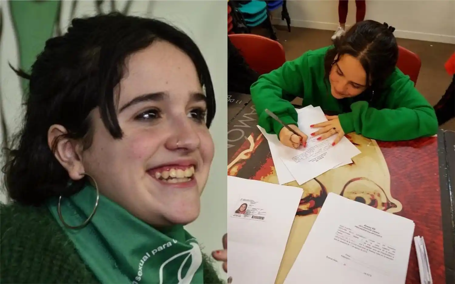 Tiene 19 años y su primer trabajo será como candidata de Cristina: "No tengo pija ni experiencia"