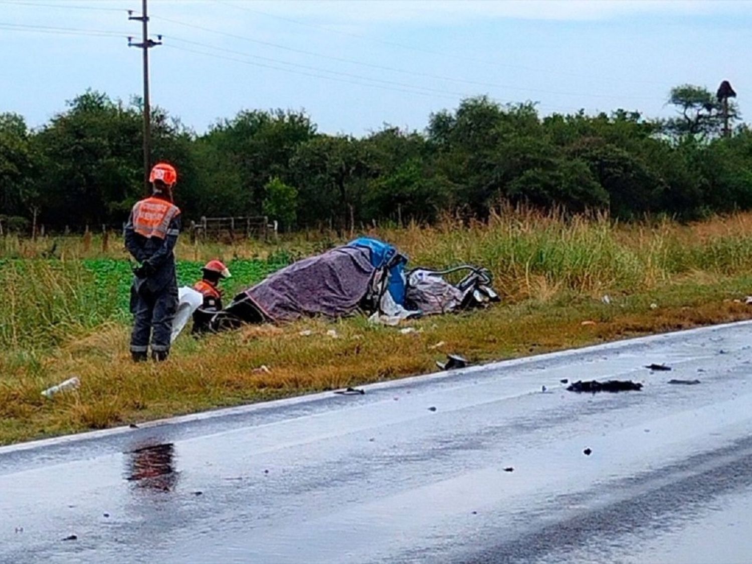 Trágico accidente en Ruta 12: tres muertos tras un choque frontal cerca de Hasenkamp