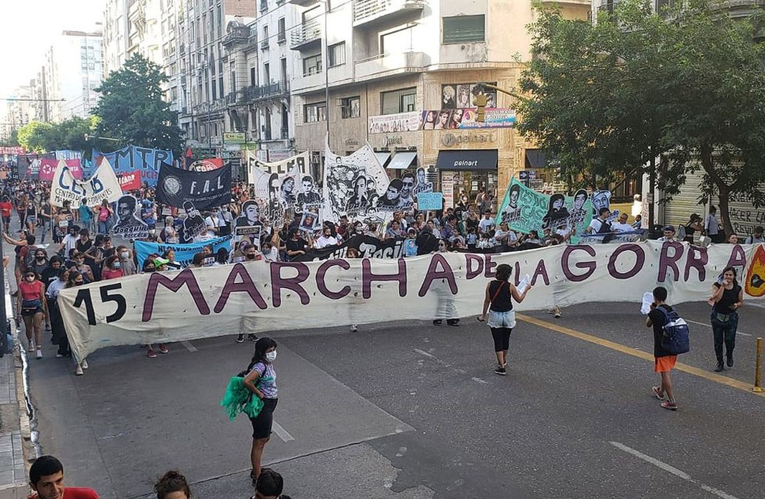 Córdoba fue uno de los escenarios de la Marcha de la Gorra.