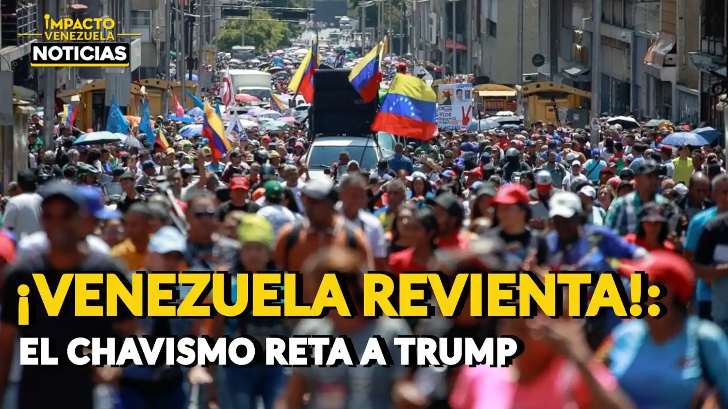 DOBLE REBELIÓN: el chavismo desafía a Trump mientras el pueblo estalla por salarios - VIDEO