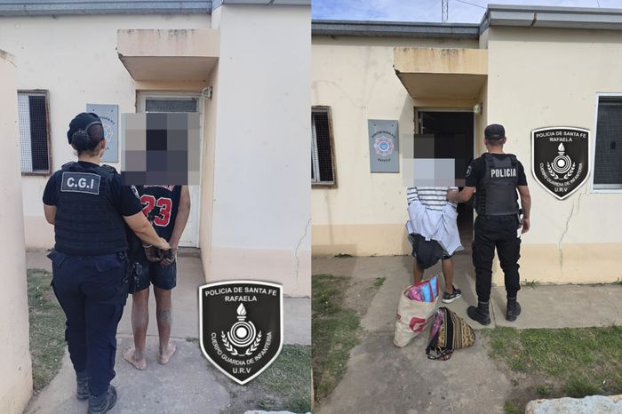 detenidos robos elementos rafaela - 3