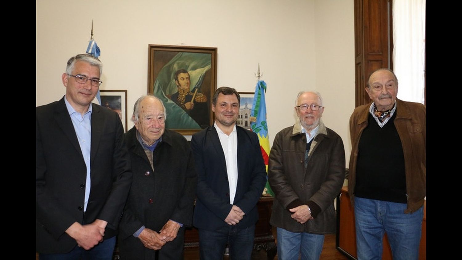 Homenaje sin grieta en San Andrés de Giles: Gesualdi reconoció a los cuatro exintendentes electos desde 1983