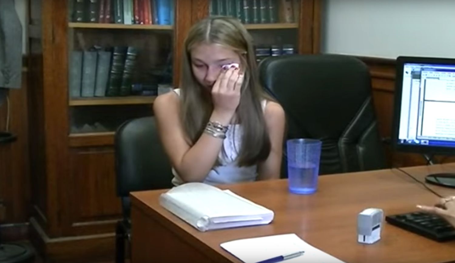 Las lágrimas de Nahir Galarza: Difunden video inédito de su primera declaración