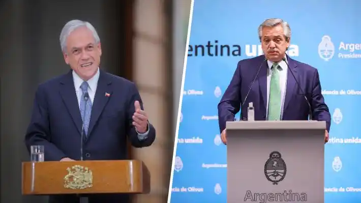 Alberto Fernández se reúne con Piñera en Chile