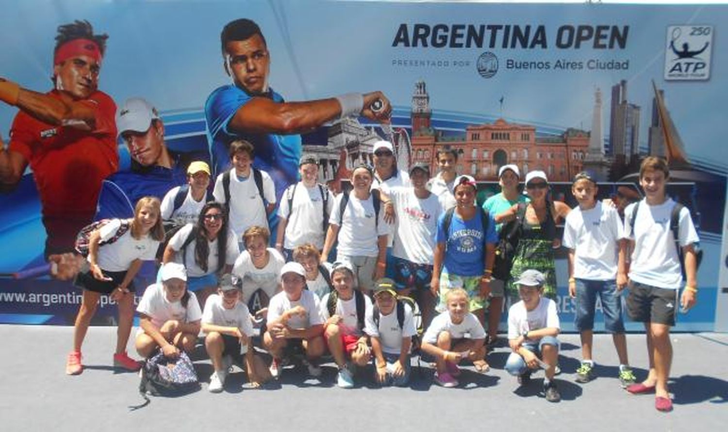 Tenis: Alumnos del C.E.F. Nº 2 en el Argentina Open