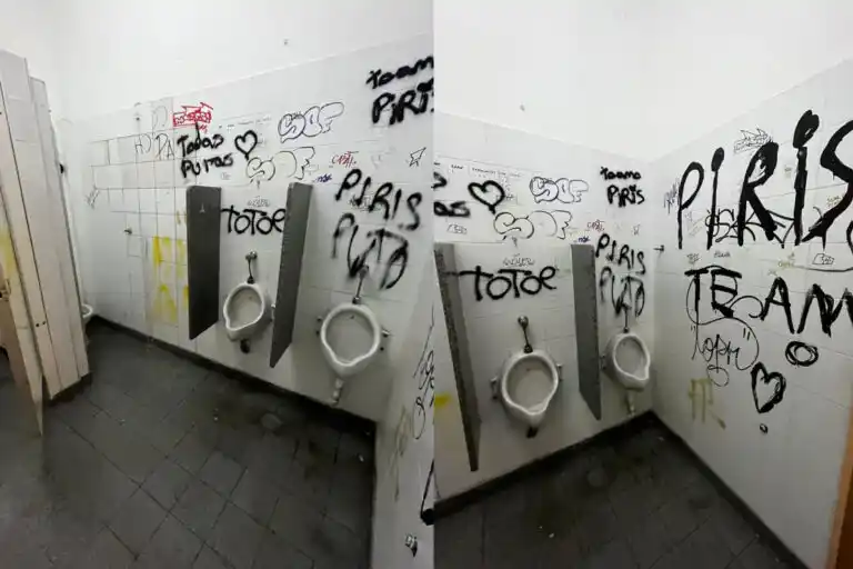 El Mariano Acosta quedó destruido y vandalizado tras ser tomado por estudiantes