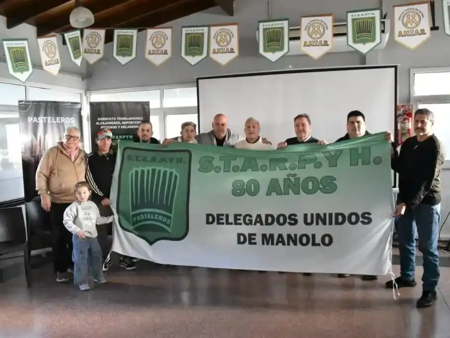 Festejos. El Sindicato de Pasteleros de Mar del Plata llegó a las ocho décadas.