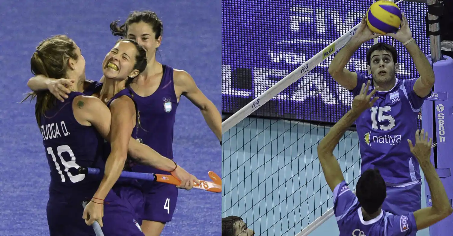 Rocío Sánchez Moccia y Luciano De Cecco portarán la bandera argentina en París.