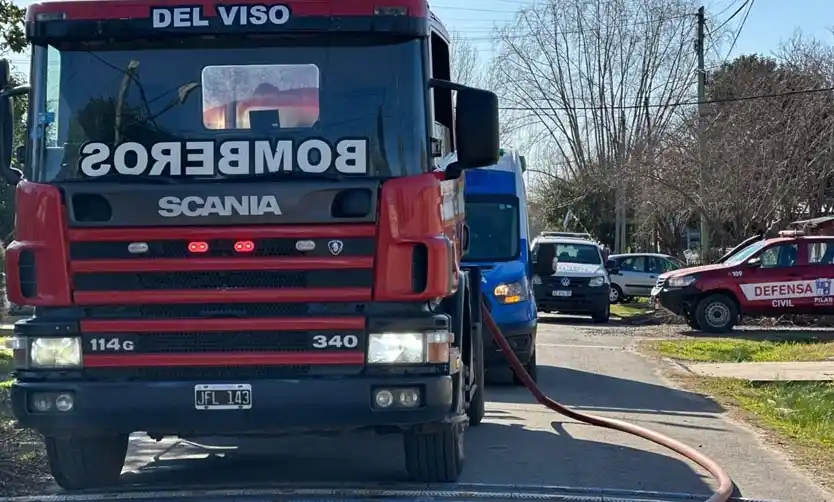Varias personas se intoxicaron con monóxido de carbono tras incendio en Del Viso