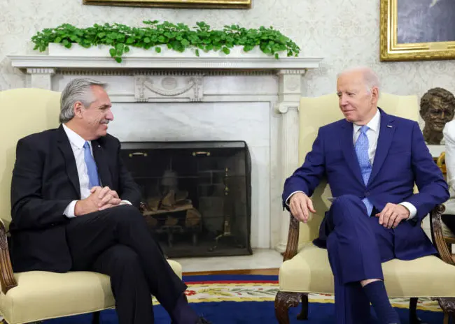 Fernández pidió a Biden que mantenga su apoyo ante el FMI