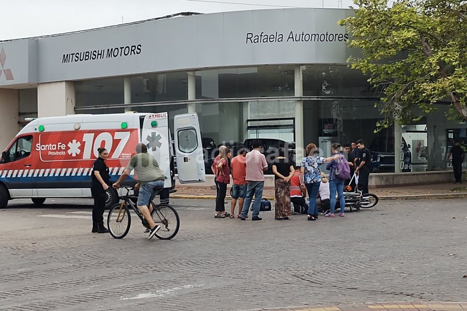 Accidente y caos de tránsito en el centro de la ciudad: el tránsito está cortado en uno de los bulevares