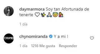 Chyno no se reprime al comentar en redes. Foto Instagram