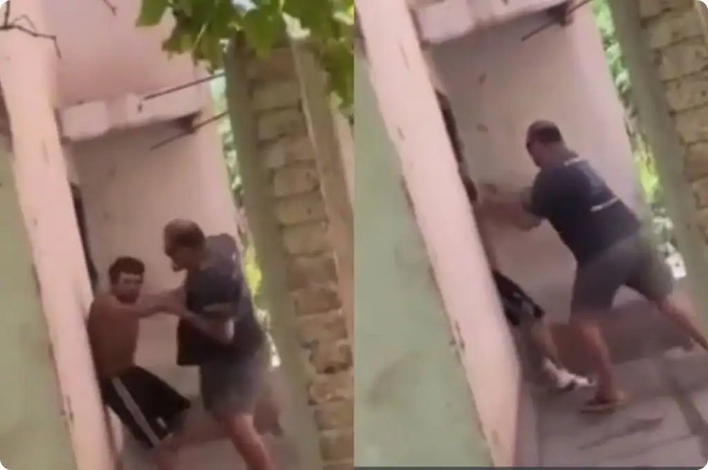 Agarró a trompadas al ladrón