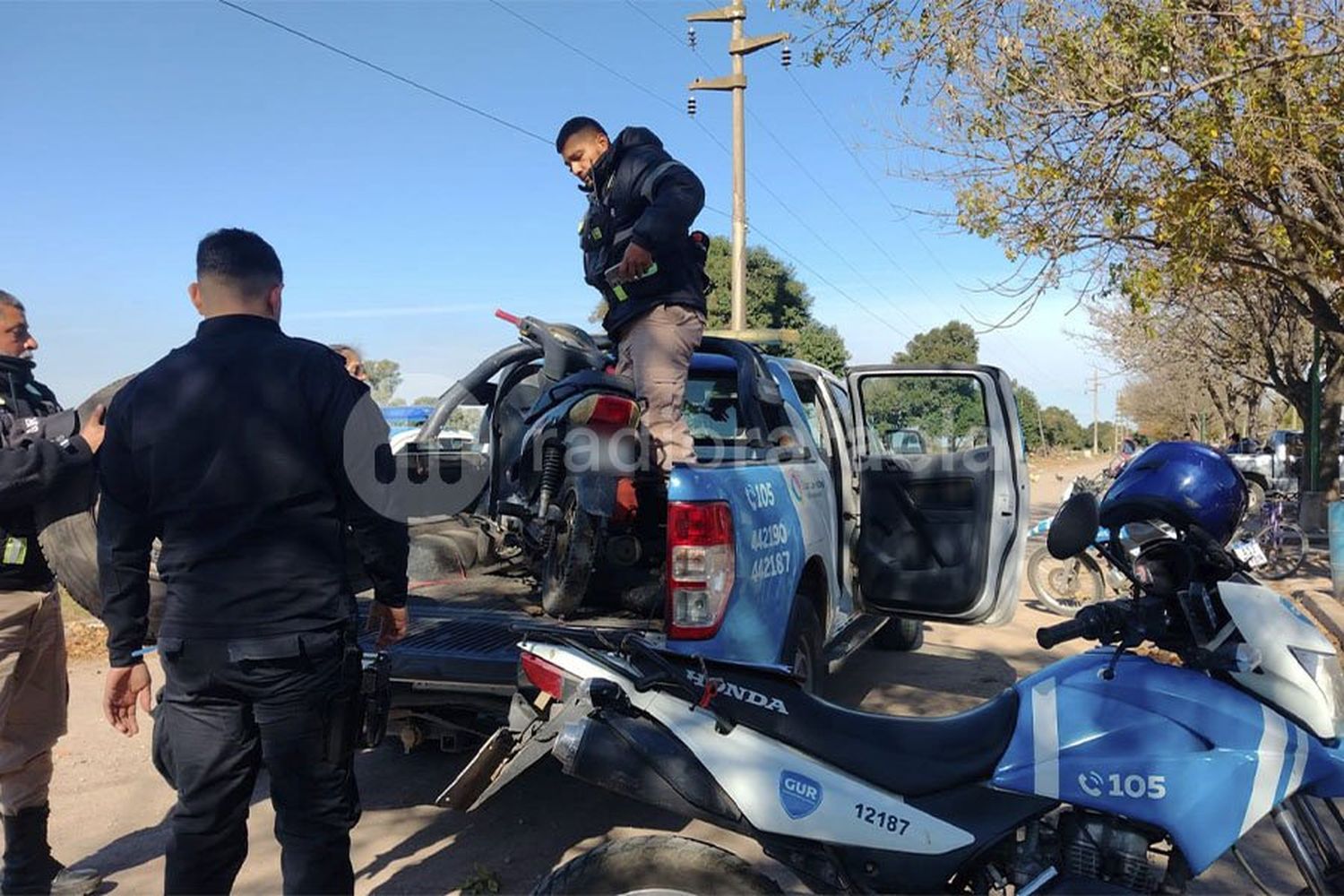 Buen trabajo del Centro de Monitoreo: encontraron una moto que habia sido robada hace tiempo