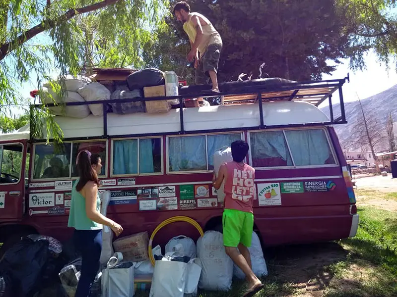 Los padrinos de El Durazno, tras cinco días, llegaron a Jujuy
