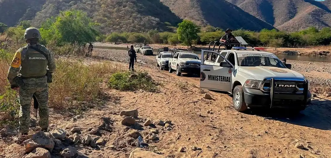 El sitio donde se encontraron los cuerpos.