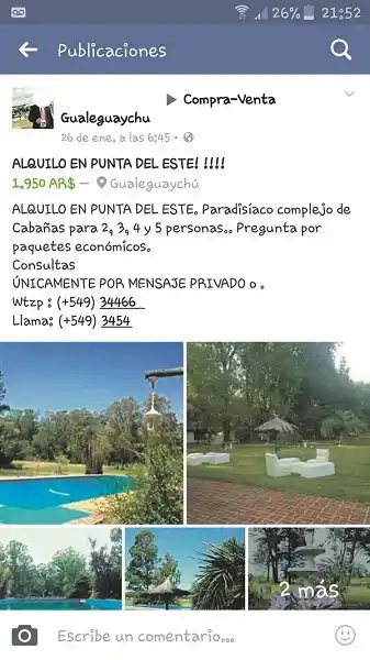 Allanaron la casa del hombre denunciado de estafas en Punta del Este