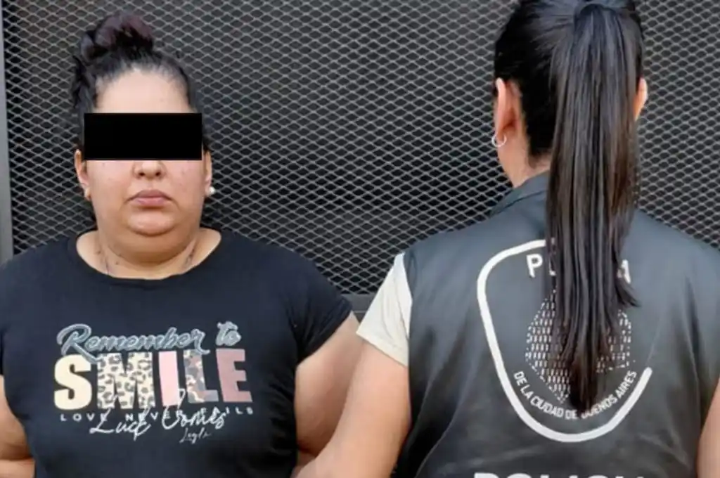 Lorena Daiana Yedro, detenida en el estadio de Barracas Central