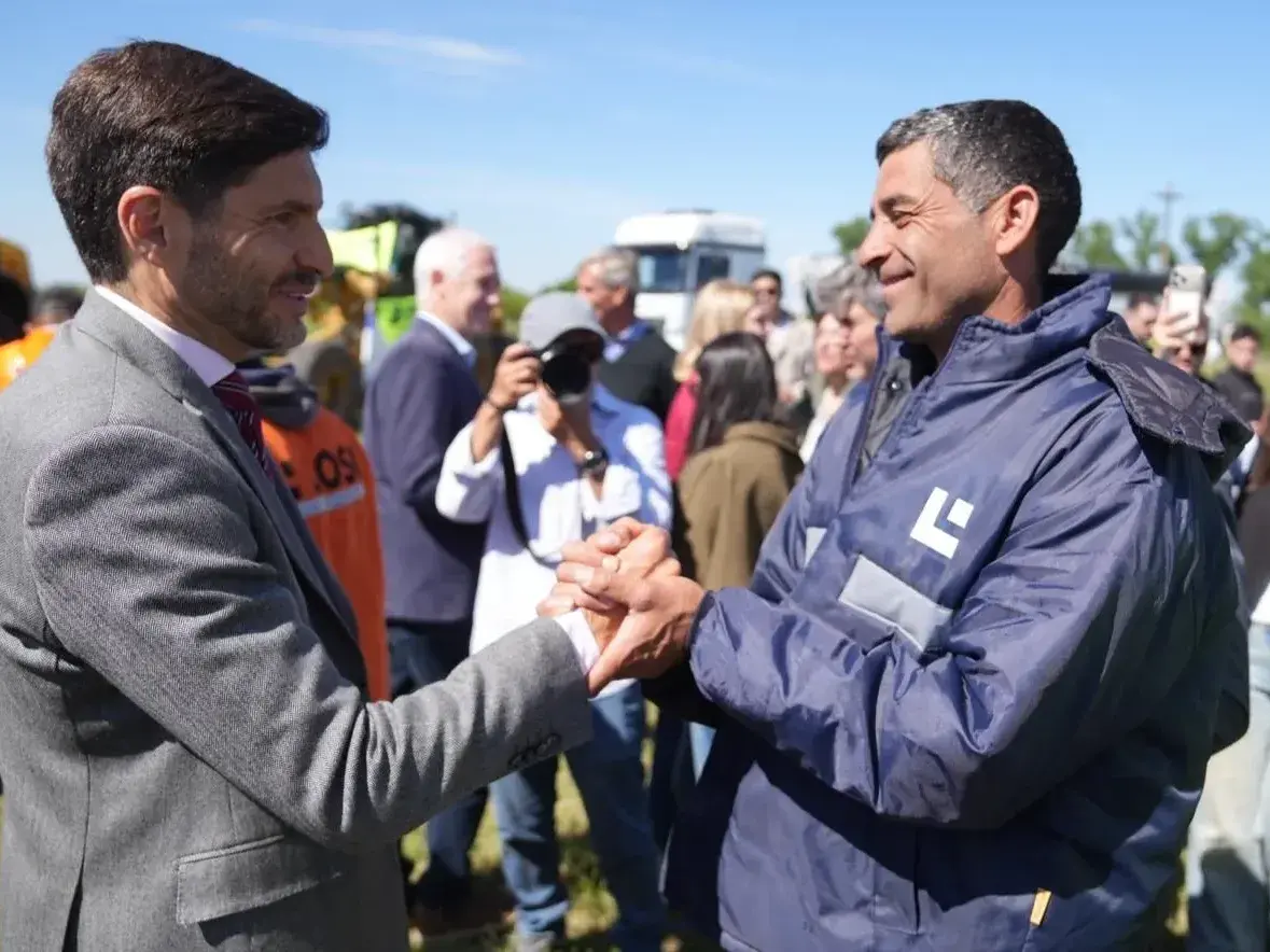 Maximiliano Pullaro puso en marcha la segunda etapa del tercer carril en la autopista Rosario-Santa Fe