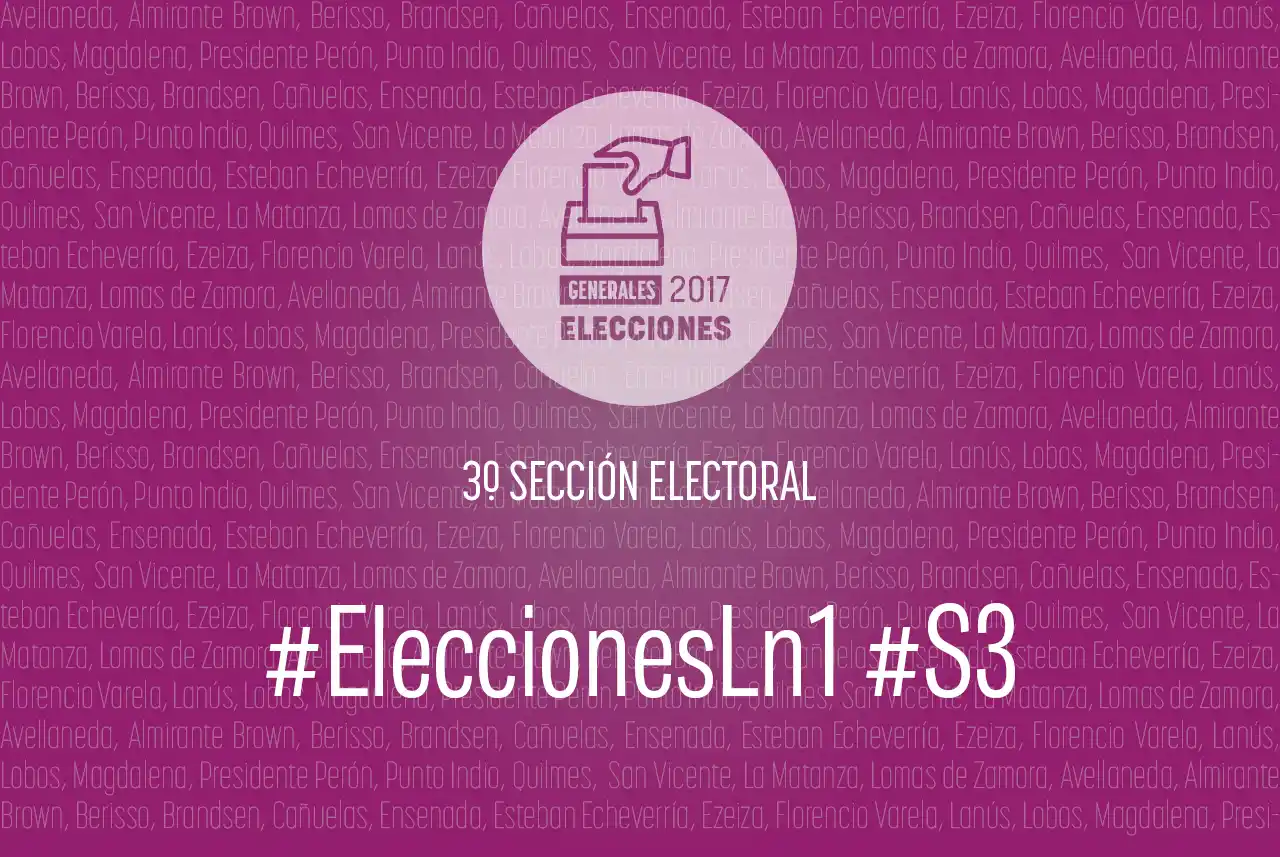 Elecciones Generales 2017: La Tercera Sección elige diputados, concejales y consejeros escolares
