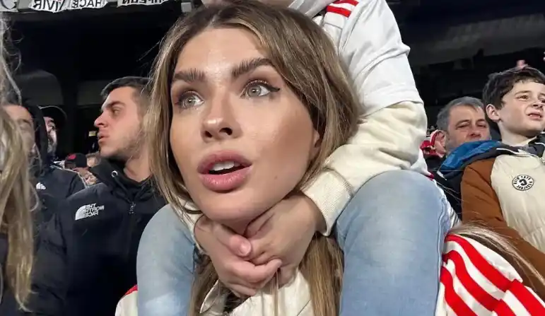 La reacción de la China Suárez ante un hincha de River que se tatuó su nombre: “El amor de mi vida”