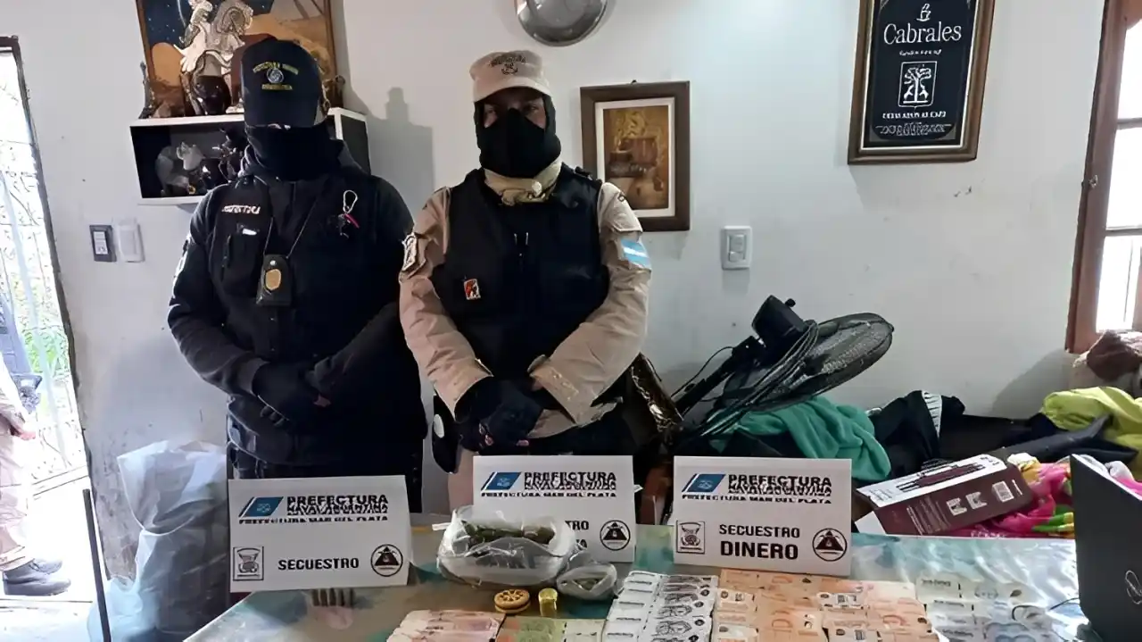 El operativo fue realizado por personal de la Prefectura Naval Argentina.