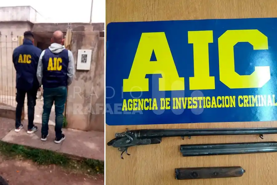 Le secuestraron una escopeta recortada a un pibe 16 años en Rafaela
