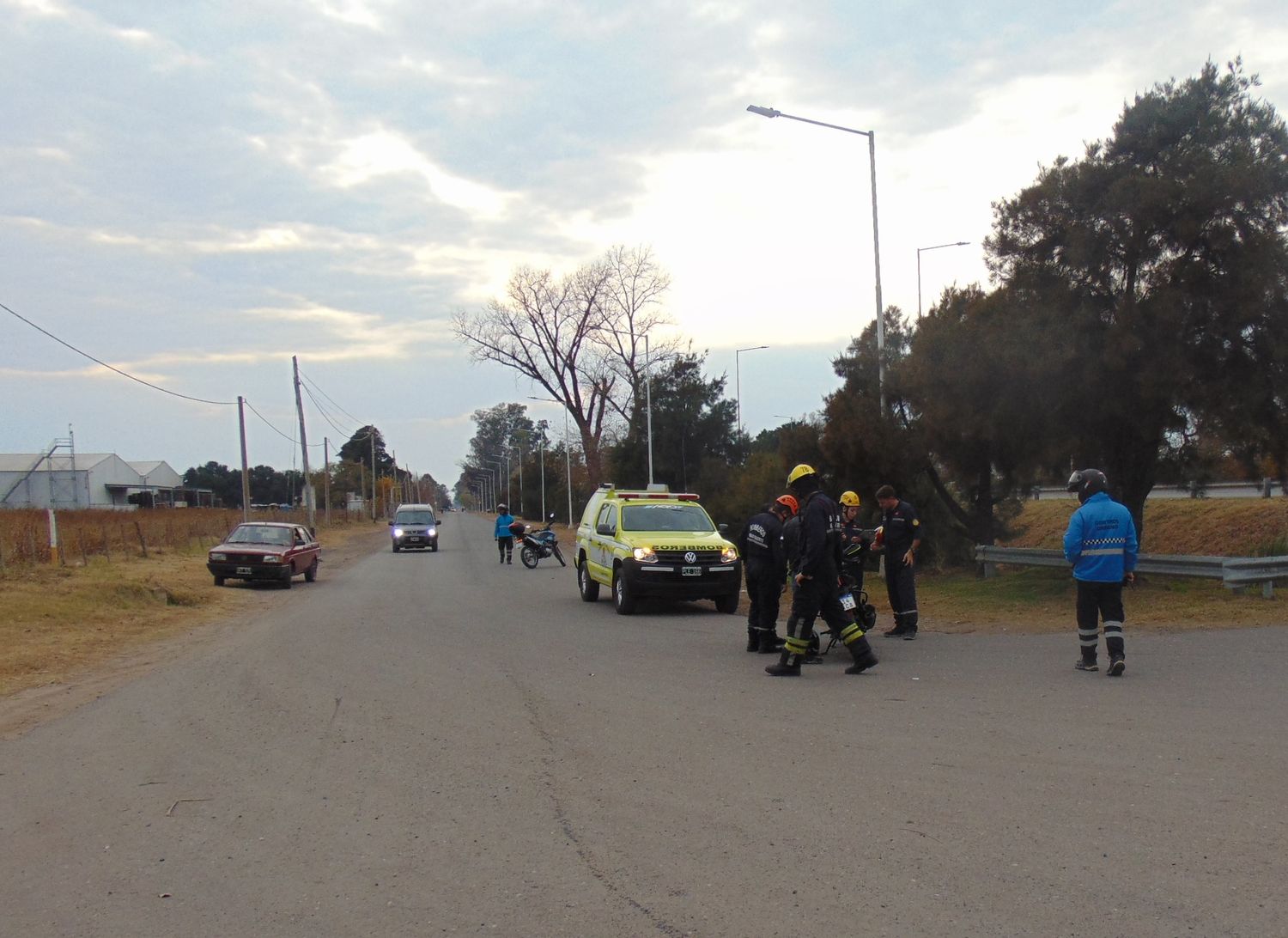 Una joven de 24 años, se llevó la peor parte. Crédito: Bomberos de Venado Tuerto.