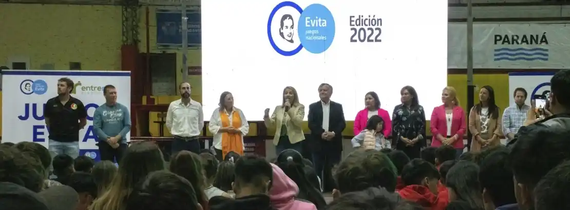 Más de 800 jóvenes entrerrianos participan en las finales provinciales de los Juegos Evita en Paraná