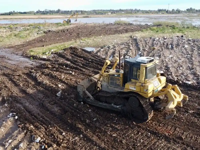Las máquinas ya trabajan en las primeras 2,5 hectáreas.