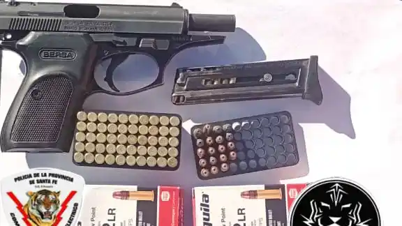 Cayó en zona sudoeste un hombre que amenazó a otro y disparó al aire en una empresa textil