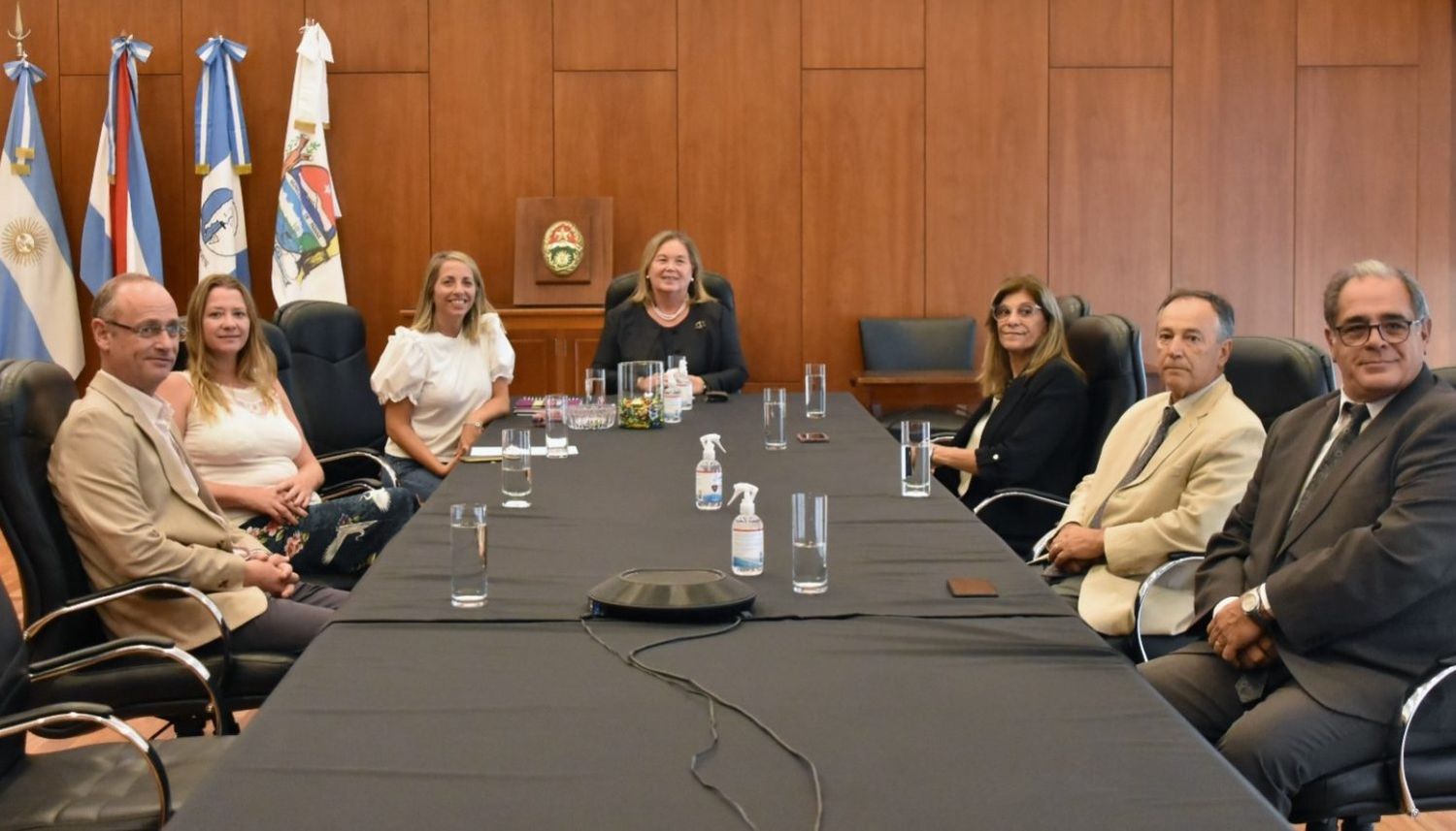 La titular del STJ planteó a Stratta la necesidad de contar con Juzgados de Violencia de Género