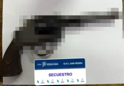 arma secuestrada