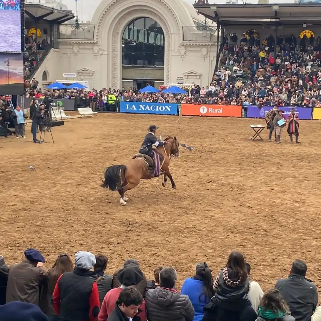 Los exponentes locales exhibieron su arte en la Expo de Palermo.