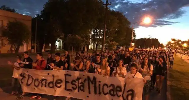 Larroque se movilizó por Micaela